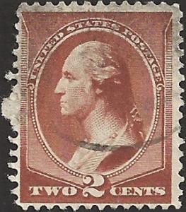 # 210 RED BROWN USED GEORGE WASHINGTON SCV-0.75