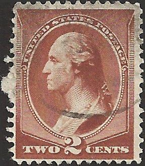 # 210 RED BROWN USED GEORGE WASHINGTON SCV-0.75