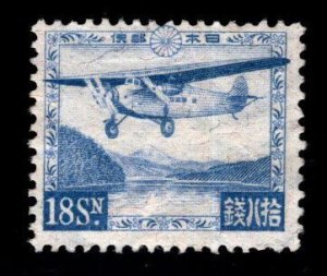 JAPAN  Scott C 6 MH* Airmail stamp mint previously hinged.