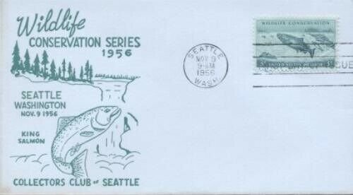 1079 3c SALMON - Collectors Club of Seattle