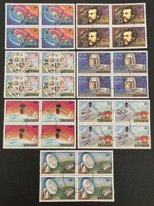 Grenada 1976 #780-6, Wholesale/Block of 4, Used/CTO(see note), CV $7.80