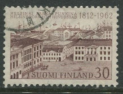 Finland - Scott 392 - Senate Palace Helsinki -1962- Used - Single 30m Stamp