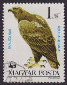 Hungary - 1983 - Scott #2797 - used - Bird Eastern Imperial Eagle