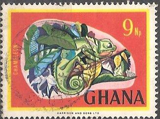 Ghana 294 (used)  9np chameleon