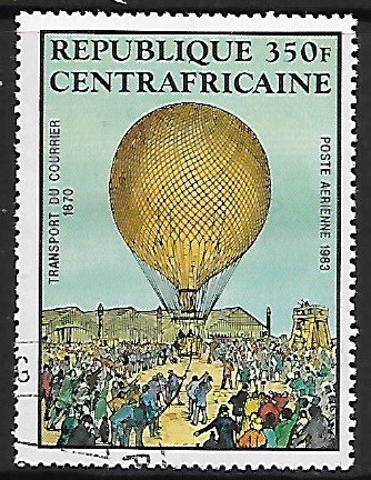 Central African Republic # C284 - Hot Air Balloons - used....(BRN8)