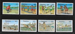 TOKELAU Sc#69-76 Partial Mint Never Hinged Set