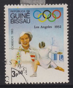 Guinea-Bissau 491 Olympic Fencing 1983