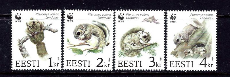 Estonia 270-73 MNH 1994 W.W.F.