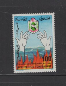 Tunisia #862 (1985 Civil Protection Week issue) VFMNH  CV $0.75