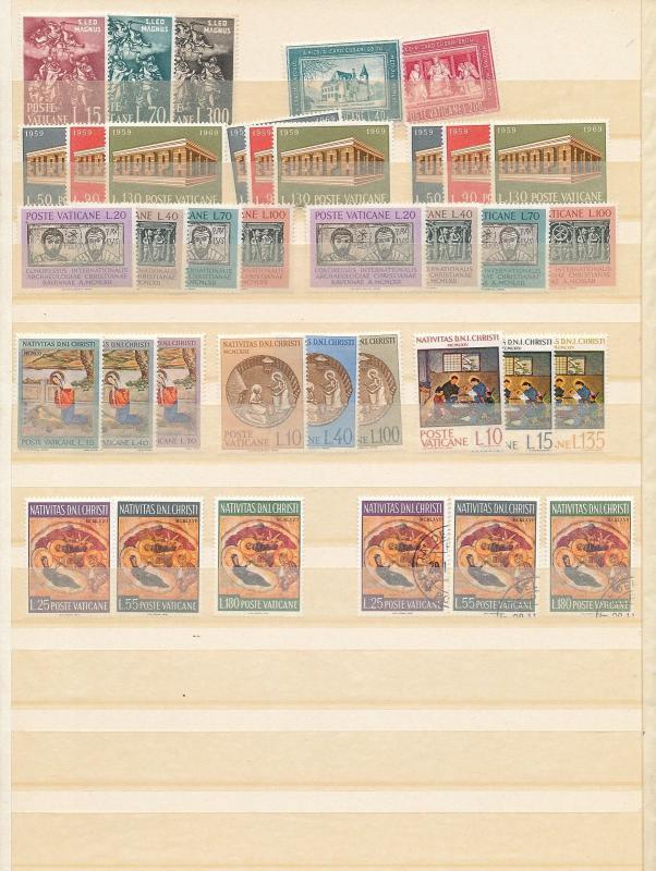 VATICAN LARGE M&U Collection In 9 Stockbooks (1000s)ALB 189