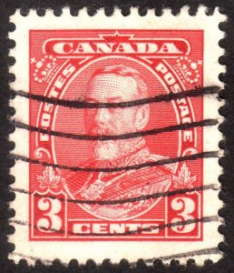 1935, Canada 3c, George V, Used, VF/XF Jumbo, Sc 219