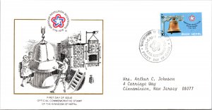 Worldwide First Day Cover, Americana, Nepal