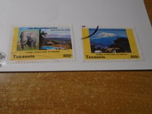 Tanzania  #  2084-85  used