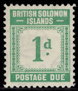 BRITISH SOLOMON ISLANDS GVI SG D1, 1d emerald-green, M MINT.
