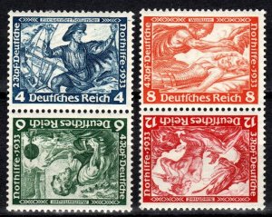 Germany #B50a, B52-54a MNH CV $12.50 (X185)