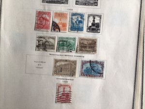 Mexico vintage stamps shown on stamps page Ref 60256