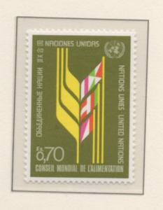 SCOTT#  63  singles     MNH   UN  GENEVA   1976