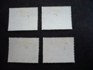 Stamps - Aden - Scott# 1-4 - Mint Hinged Partial Set of 4 Stamps