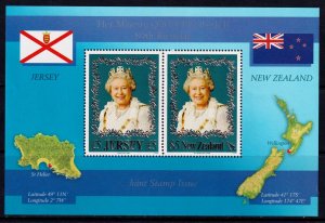 New Zealand 2006 Jersey QEII Queen Elizabeth II MNH Miniature Sheet SC 2068b