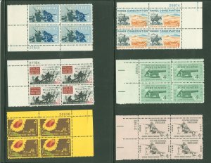 United States #1176/1183 Mint (NH) Plate Block