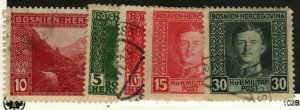 Bosnia Herzegovina #35, 68, 70, 110 MH, 113 used