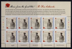 Guernsey 1275-1280 MNH WWI Military War Historical Figures ZAYIX 1223L0016