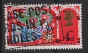  	 Great Britain 1969 - Scott 605 used - Christmas