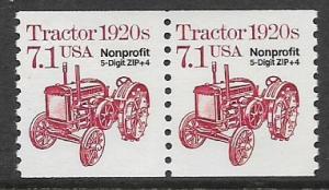 Sc. # 2127a Tractor MNH Coil Pair