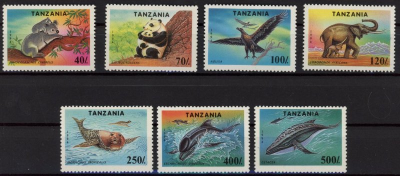 [HipG2136] Tanzania 1994 fauna life good set very fine MNH stamps