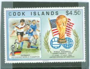 Cook Islands #1148 Mint (NH) Single (Soccer)