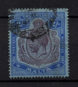 Malta KGV 1914 2/- blue & purple SG86 WS36478