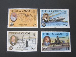 Turks & Caicos Islands 1985 Sc 656-9 set MNH