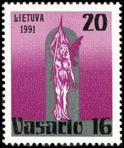 Lithuania 1991 Sc 388 Liberty Statue