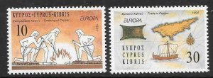 CYPRUS SG847/8 1994 EUROPA MNH