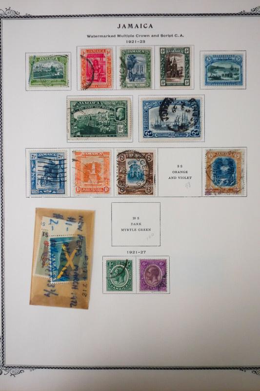 Jamaica 1800's to 1970's Stamp Collection