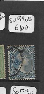 TRANSVAAL  (P2108B) QV 2/-  SG138  VFU