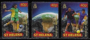 St Helena Scott #'s 1007 - 1009 MNH