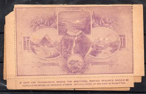 New Zealand QV 1895 Unused Pictorial Letter Card WS37018