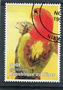 Niger 23.07.1998 EXOTIC BIRD PARROT 1 value Fine Used VF