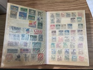 GERMANY 350+ DIFFERENT POSTALLY USED STAMPS MOST WEST ON STOCK PAGES A710