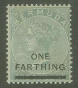 BERMUDA 1901 QV farthing overprint MINT