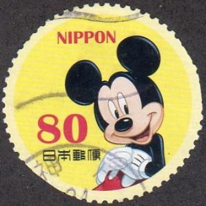 Japan 3412a - Used - 80y Mickey Mouse (2012) (cv $1.15)