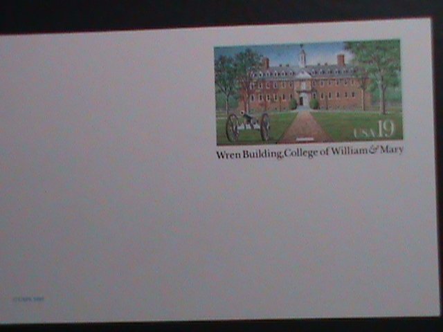 ​UNITED STATES-1993-COLLEGE OF WILLIAM & MARY-WREN BUILDING-MNH- POST CARD-VF