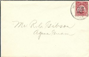 Guam Guard Mail: Agat to Agana, Guam 1930 Sc #M6 (47313)