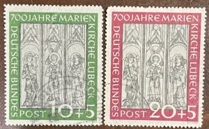 Germany, 1951, SC B316-B317, Used, VF Set