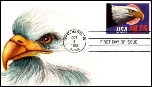 Scott 2394 $8.75 Express Mail Chad Green Hand Painted FDC Add On Unique?