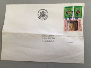 Jordan Crown Prince office to Liberty’s England stamps cover  Ref 61907 