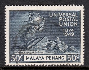 Malaya (Penang) - Scott #26 - Used - SCV $4.00