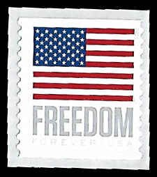 PCBstamps   US #5789 63c US Flag, coil, BCA, paper larger than stamp, MNH, (25)