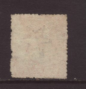 1867 Antigua 1d Vermilion Wmk Small Star Sideways Fine Used SG7b
